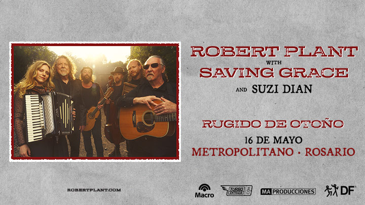 Robert Plant with Saving Grace and Suzi Dian